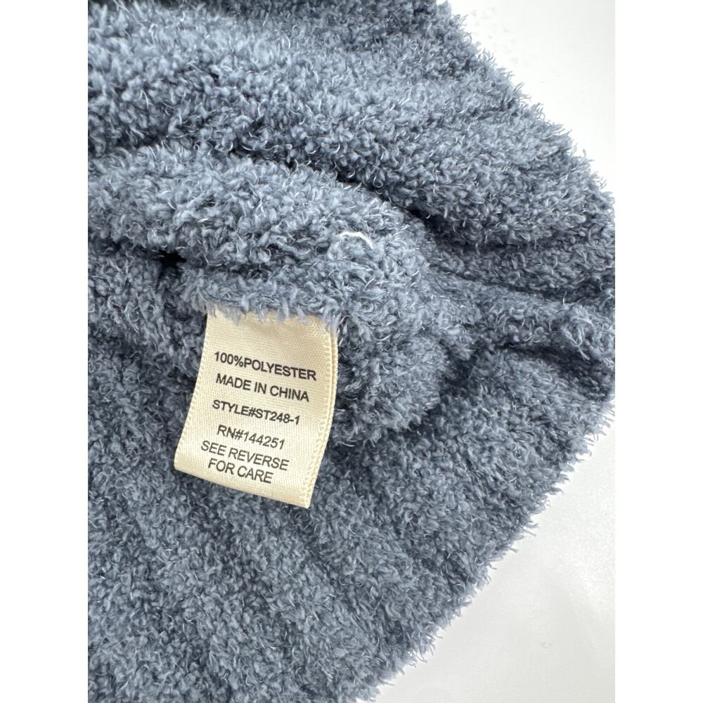 Sincerly Jules Fuzzy Knit Lounge Set Collared Sweater Pants Blue Size Small - Picture 12 of 12